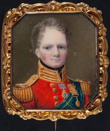 An Unknown Gentleman In Uniform, c1820s. Creator: Unknown.