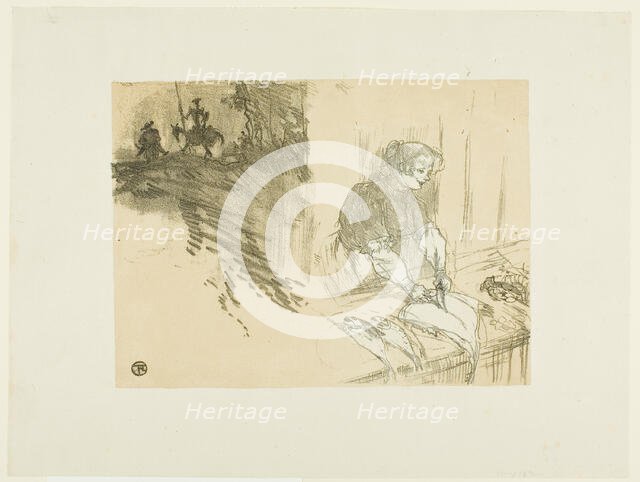 Cover for Les Courtes Joies, 1897, printed and published 1925. Creator: Henri de Toulouse-Lautrec.