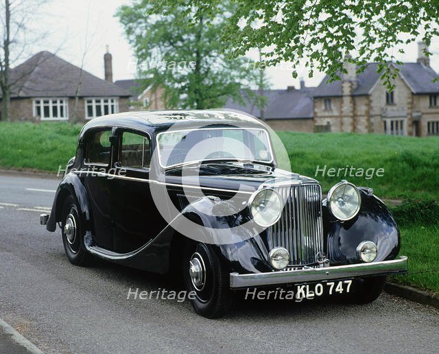 1947 Jaguar MKIV 3.5 litre. Reg KLO 747. Creator: Unknown.