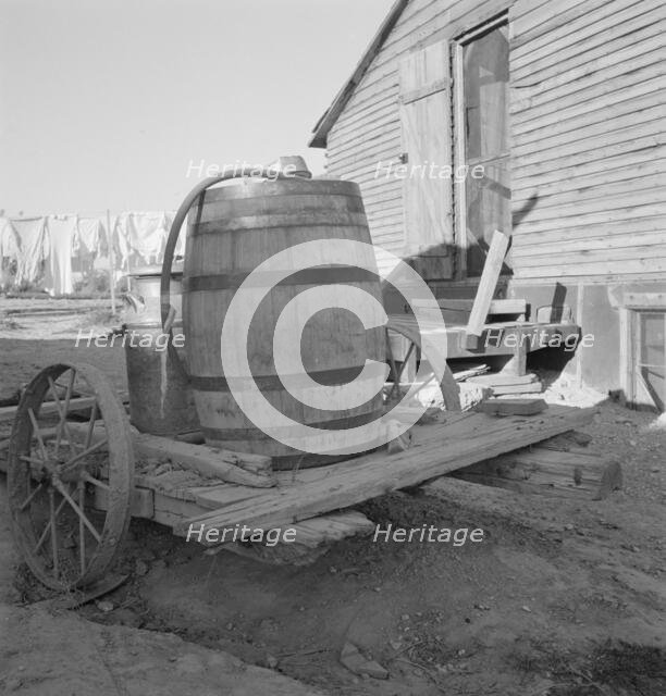 The Hull family haul their drinking water..., Dead Ox Flat, Malheur County, Oregon, 1939. Creator: Dorothea Lange.