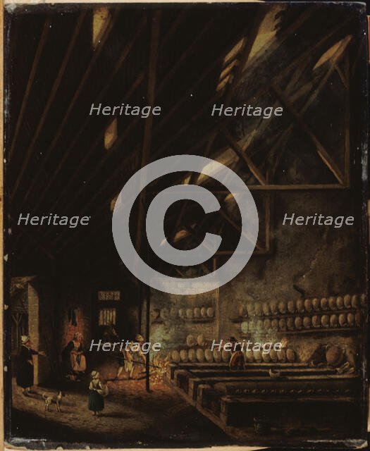 Interior of a workshop, c1777. Creator: Pierre-Antoine Demachy.