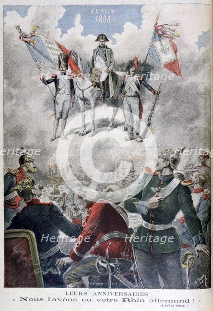 Anti-German allegory, 1895. Artist: Henri Meyer