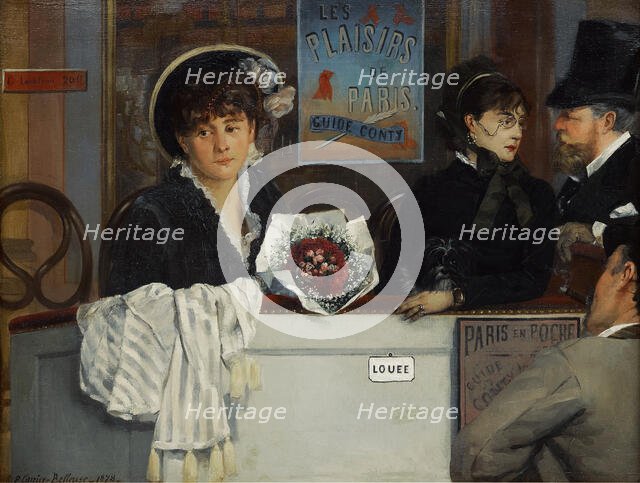 Les plaisirs de Paris (The pleasures of Paris), 1878. Creator: Carrière-Belleuse, Pierre (1851-1933).