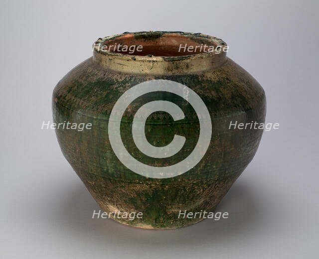 Jar with Sawtooth and Encircling Bands, Eastern Han dynasty (A.D. 25-220). Creator: Unknown.