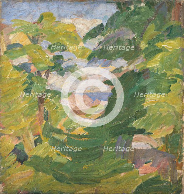 Mindet, Christianso, 1912. Creator: Edvard Weie.