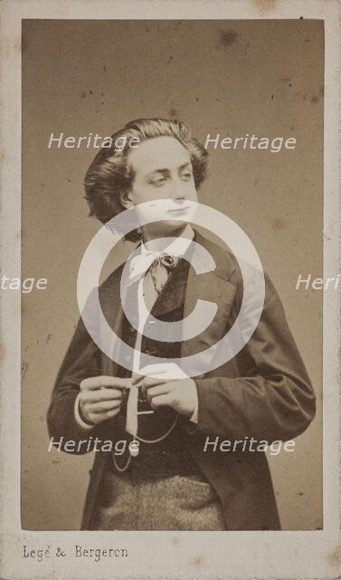 Portrait of the violinist and composer Henri Ketten (1848-1883). Creator: Photo studio Legé & Bergeron.