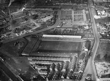 Notts County football ground, Meadow Lane, Nottingham, Nottinghamshire, 1927. Artist: Surrey Flying Services