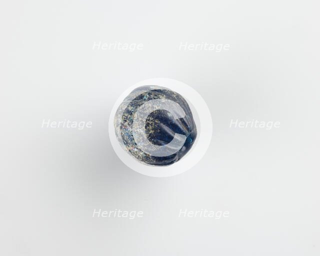 Bead, melon-shaped, New Kingdom, 1550-1196 BCE. Creator: Unknown.