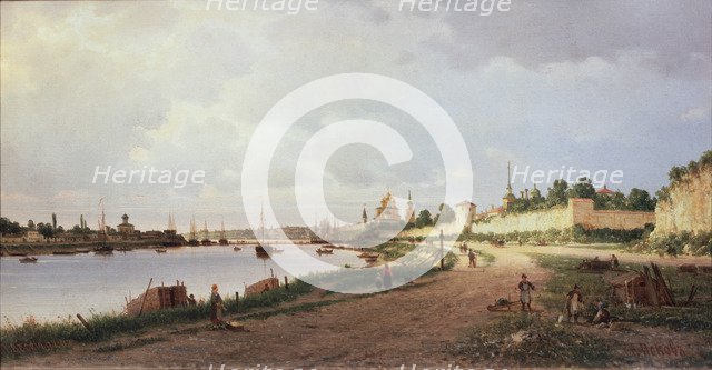 Pskov, 1876. Artist: Vereshchagin, Pyotr Petrovich (1836-1886)