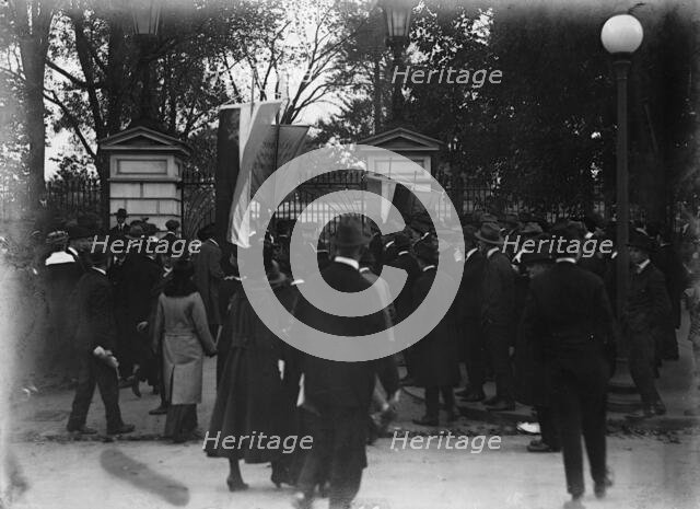 Woman Suffrage Arrests, 1917. Creator: Harris & Ewing.