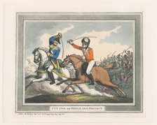 Cut One and Bridle Arm Protect, September 1, 1798., September 1, 1798. Creator: Thomas Rowlandson.