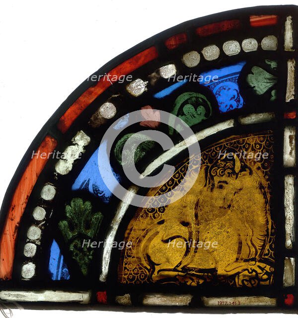 Fragment, French, 13th century. Creator: Unknown.