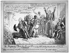 'The property tax for ever!!!', 1816.                                                      Artist: George Cruikshank