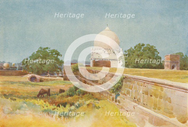 'A Nameless Tomb, Bijapur', c1880 (1905). Creator: Alexander Henry Hallam Murray.