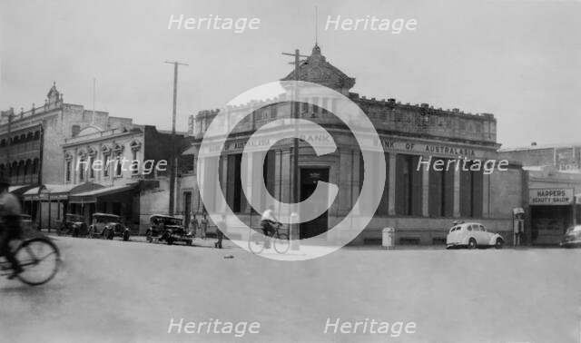 Bank of Australasia, 157 East Street, Rockhampton, Queensland, 1944. Creator: Jack Bain.