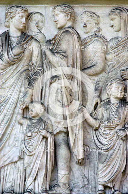 Detail from the Ara Pacis (Altar of peace), 2nd century BC. Artist: Unknown
