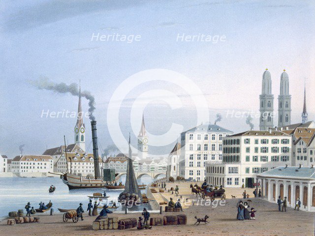 Zurich,  19th Century. Creator: Swiss School (19th Century).
