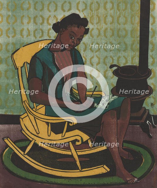 Yellow Rocker, ca.1935 - 1943. Creator: Bernard P Schardt.