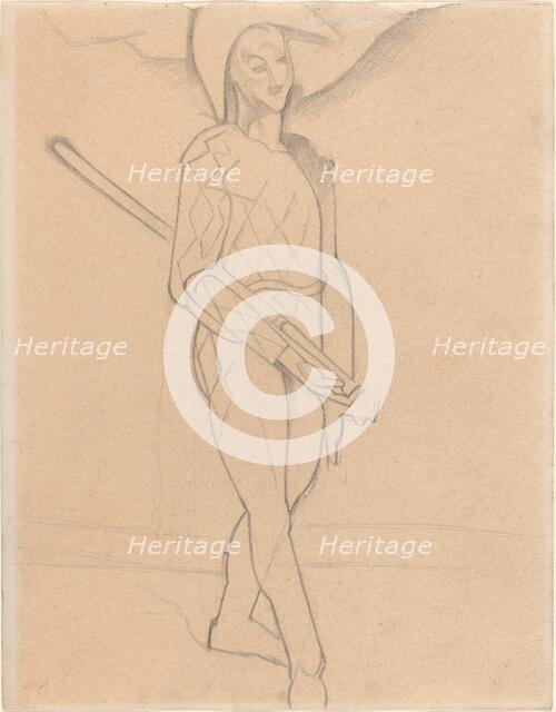 Harlequin, 1916. Creator: Paul Cezanne.