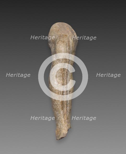 Fragment of a Leg (right leg), c. 1880 - 1917. Creator: Auguste Rodin (French, 1840-1917).