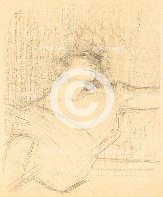 In "La glu" (Dans "La glu"), 1898. Creator: Henri de Toulouse-Lautrec.