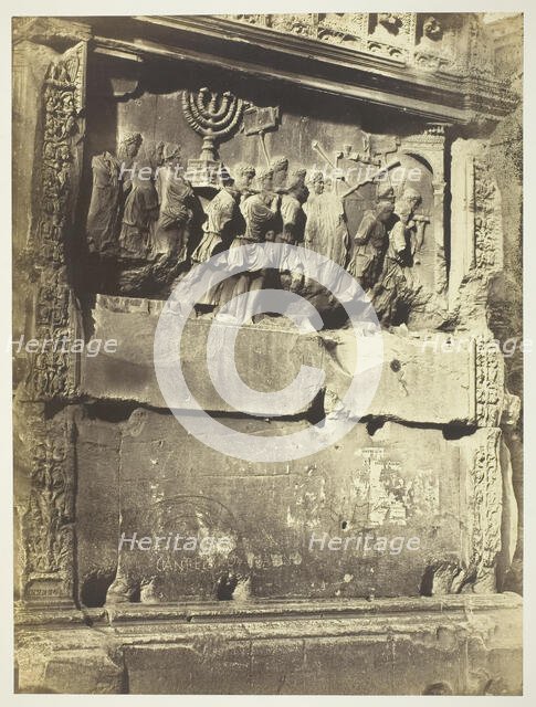 The Arch of Titus, 1855, 1855. Creator: Robert MacPherson.