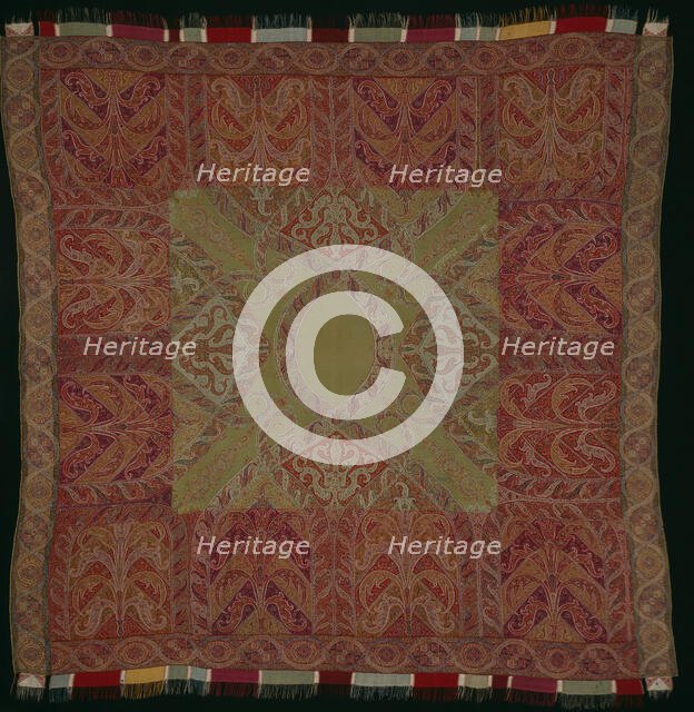 Square Shawl, India, 1840/45. Creator: Unknown.