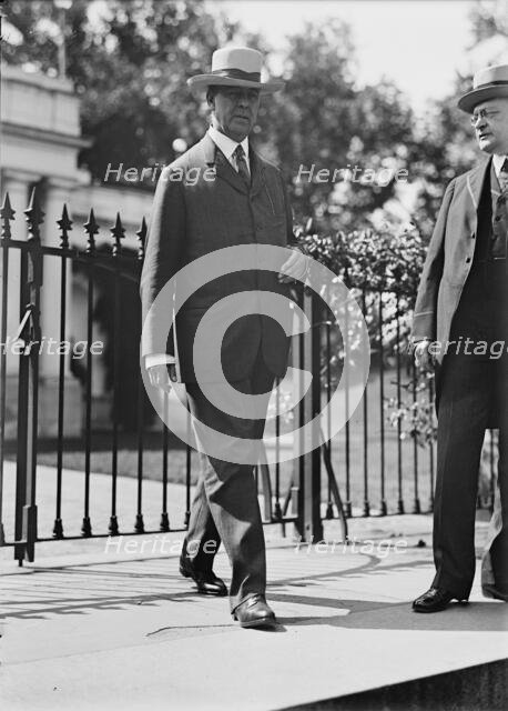Frederic Adrian Delano, Left, with Charles S. Hamlin, 1917. Creator: Harris & Ewing.