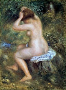 'A Bather', 1885-1890. Artist: Pierre-Auguste Renoir