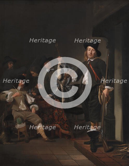 The Homecoming of a Fowling Party, 1618-1652. Creators: Simon Kick, Frans Hals.