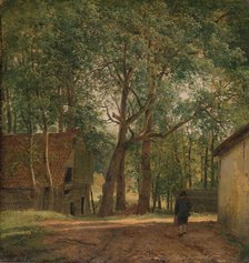 Farmyard, c.1820-c.1830. Creator: Andreas Schelfhout.