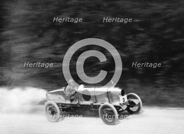 British racing driver George Bedford driving a Hillman Speed Model, 1922. Creator: Unknown.