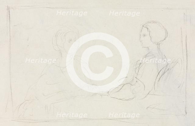 Two Seated Women (verso), 1856-1860. Creator: Edgar Degas (French, 1834-1917).