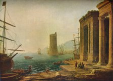 'Port of Ostia, Rome', c1643 (1931). Artist: Claude Lorrain.