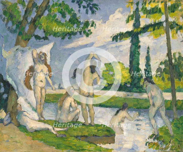 Bathers, 1874-75. Creator: Paul Cezanne.