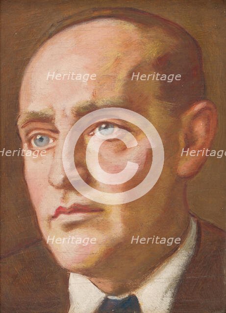 Portrait of J. P, 1920-1929. Creator: Milan Thomka Mitrovsky.