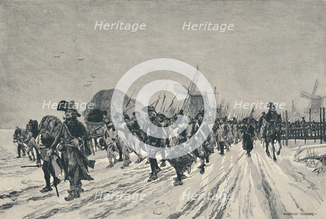 'The Conquest of Holland', 1795, (1896). Artist: JW Evans.