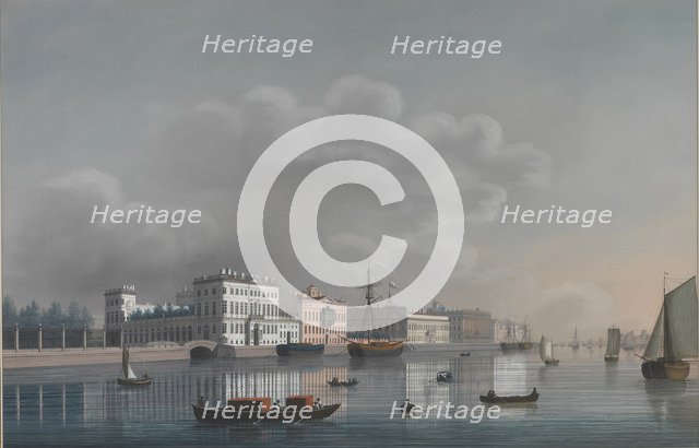 View of the Neva. Artist: Anonymous  