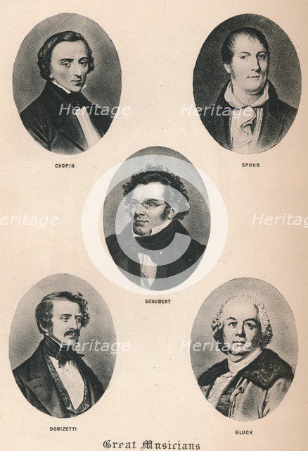 'Great Musicians - Plate XIII.', 1895. Artist: Unknown.