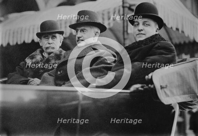 R.E. Peary -- G.L. Crosman -- W.M. Ingraham, between c1910 and c1920. Creator: Bain News Service.