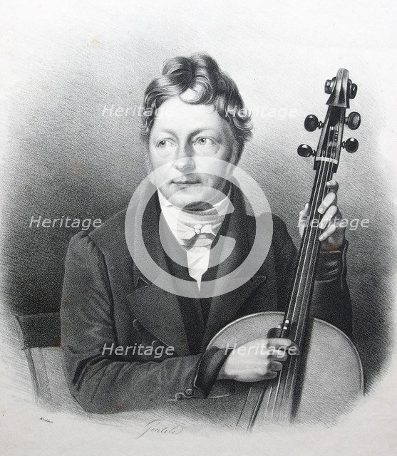 Portrait of Bernhard Heinrich Romberg (1767-1841), ca 1820.