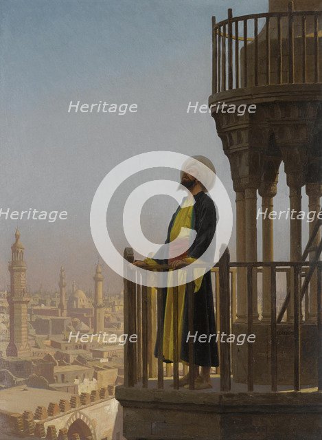 A muezzin. Artist: Gerôme, Jean-Léon (1824-1904)