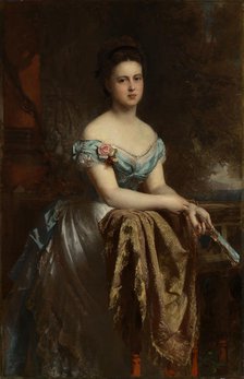Grand Duchess Maria Alexandrovna of Russia, (1853-1920), 1873. Creator: Richter, Gustav (Karl Ludwig) (1823-1884).