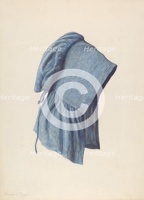 Sunbonnet, c. 1939. Creator: Manuel G. Runyan.