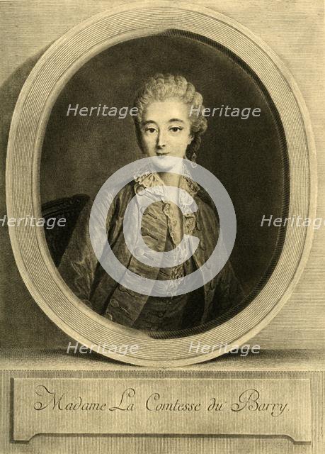'Madame La Comtesse du Barry', c1770s?, (1903).  Creators: Unknown, Jacques Firmin Beauvarlet.