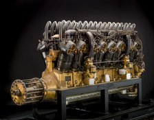 Duesenberg H Direct, V-16 Engine, 1918. Creator: Duesenberg Motors Corporation.