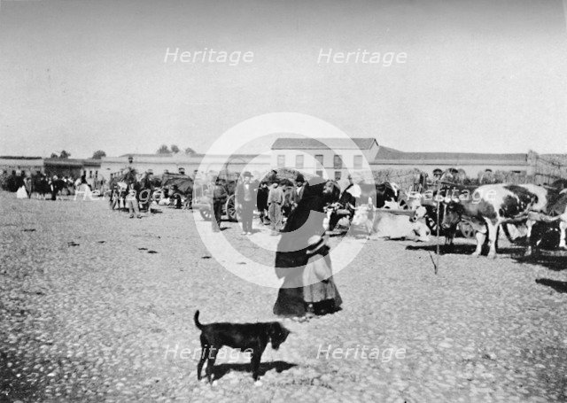 'Market Day at Chillan', 1911. Artist: Unknown.