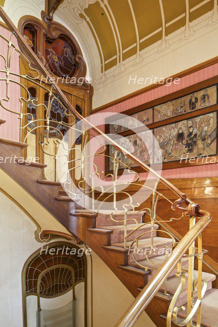 Maison Atelier Horta (Horta Museum), 23-25 Rue Americaine, Brussels, Belgium, c2014-2017. Artist: Alan John Ainsworth.