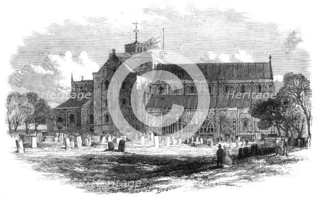 Romsey Abbey Church, Hampshire, 1865. Creator: Unknown.