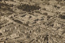 'Novel View of the British Museum Surrounded By The Massed Trees of Bloomsbury', c1935. Creator: Surrey Flying Services.